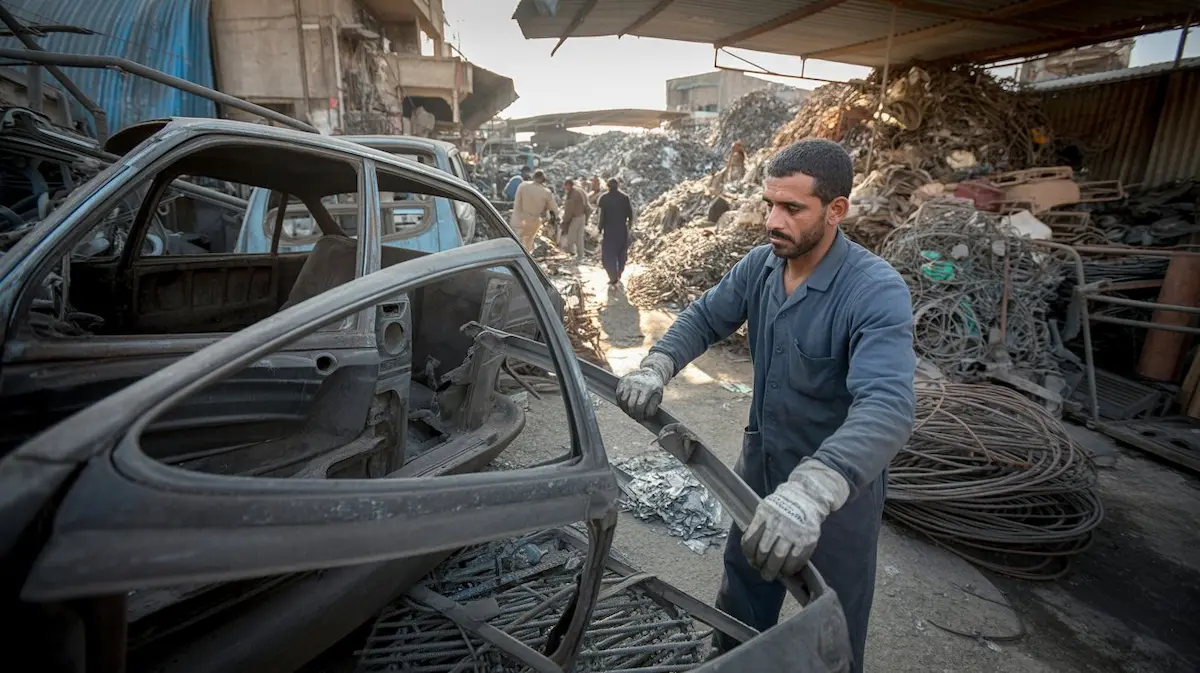 فصل أنواع حديد السكراب